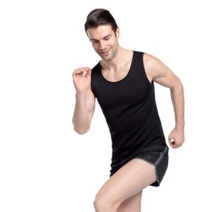 Men's Body Shaper Vest in Black Reversible